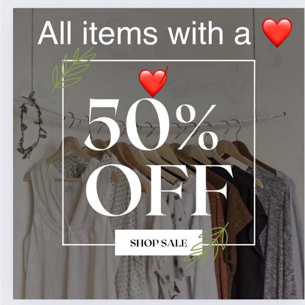 Take Extra 50 Off Sale  All Items Marked With
